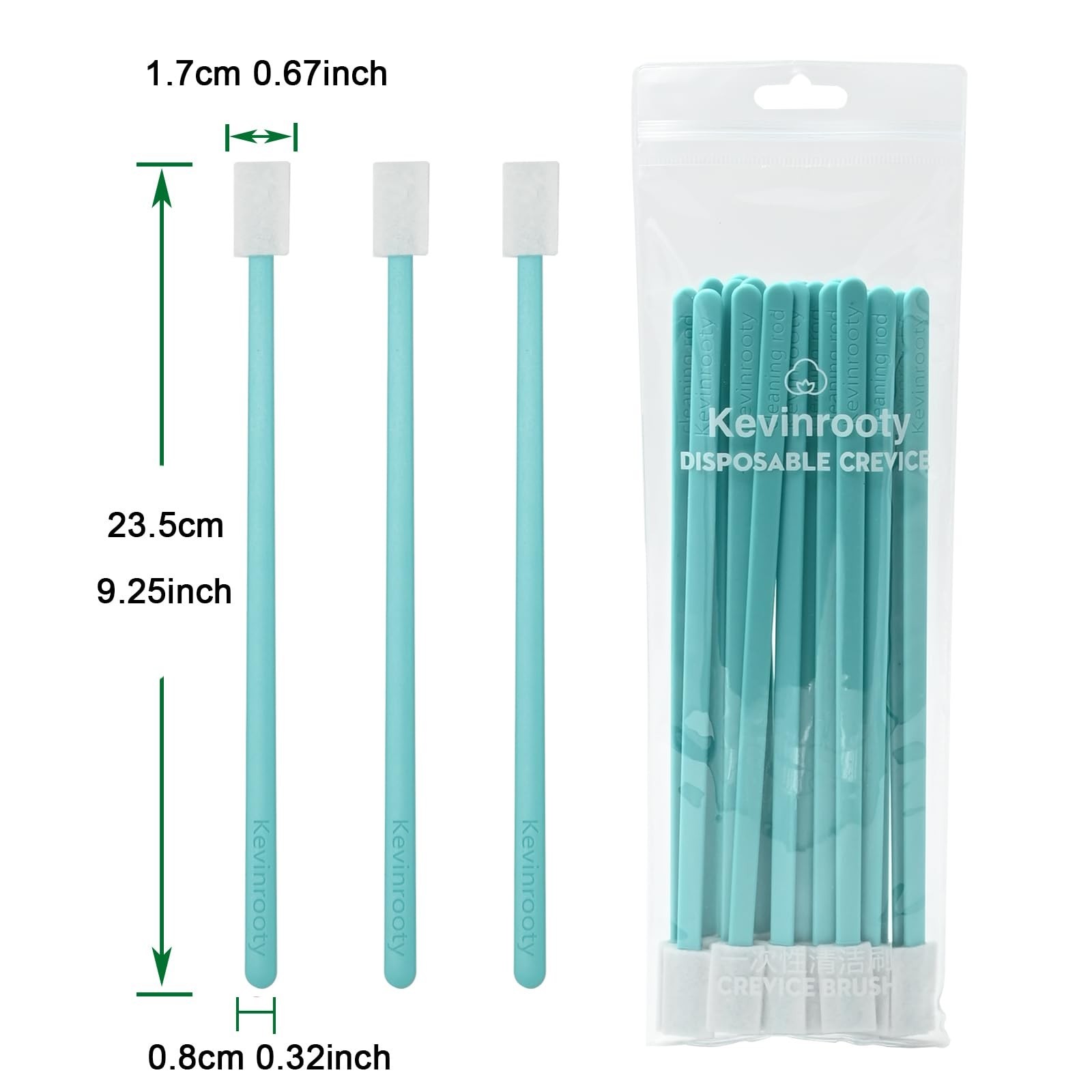 20PCS Crevice Cleaning Brush Tool Kit, Disposable Toilet Brush & Seat Cleaner…