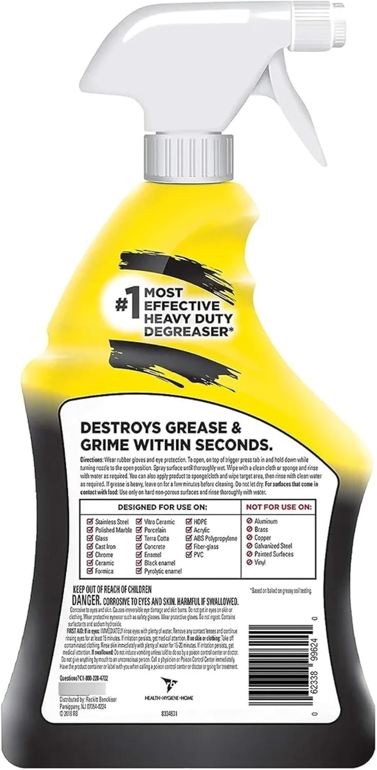 Versatile Heavy Duty Degreaser 32oz – Remove Tough Grease from Kitchen to Garage