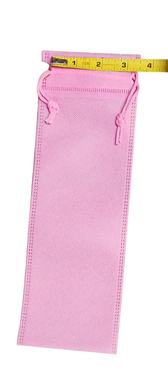 Lot of 2 Adult Game Toy Storage Bag Microfiber Drawstring Bag Adjustable Pink