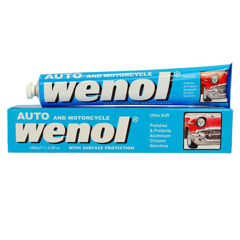 100 ML Ultra Soft Auto Metal Polish by Wenol, 3.98 Fl. Oz. Tube