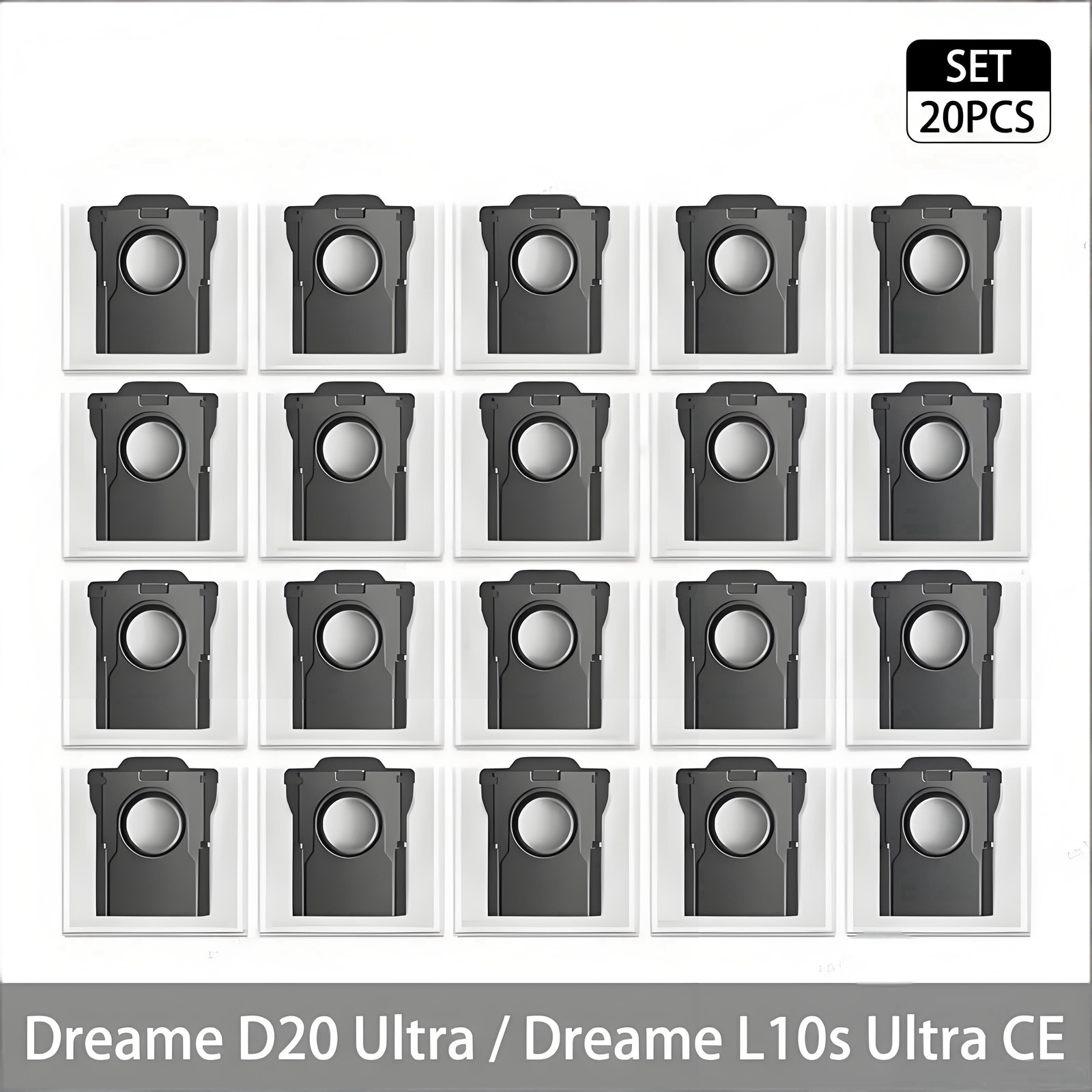 For Dreame D20 Ultra L10s Ultra CE Robot Vacuum Brush Filter Dust Bag Wipe Parts