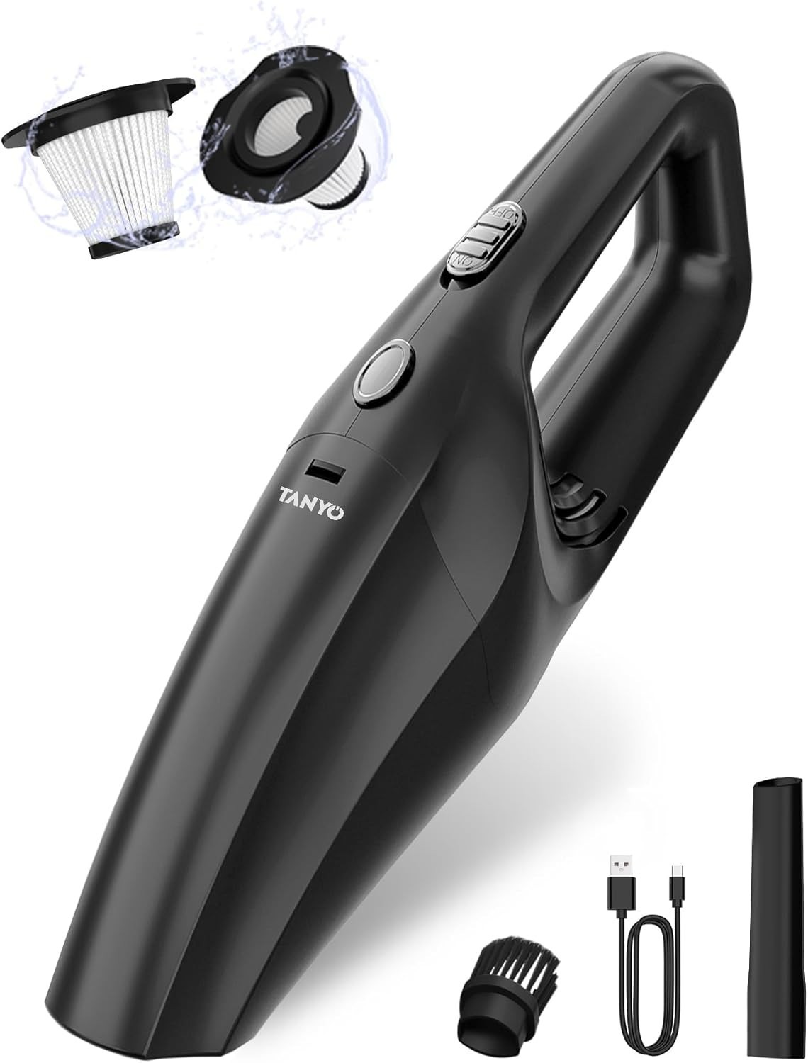 Effortless Cleaning with 8000PA Cordless Handheld Vacuum – Quiet & Efficient