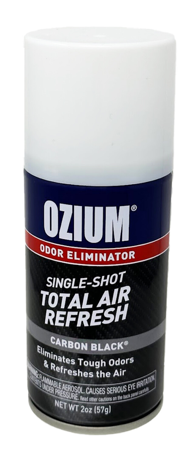 Ozium Air Sanitizer, 2 oz Car Fogger: Single-Shot, Carbon Black, 4 Packs