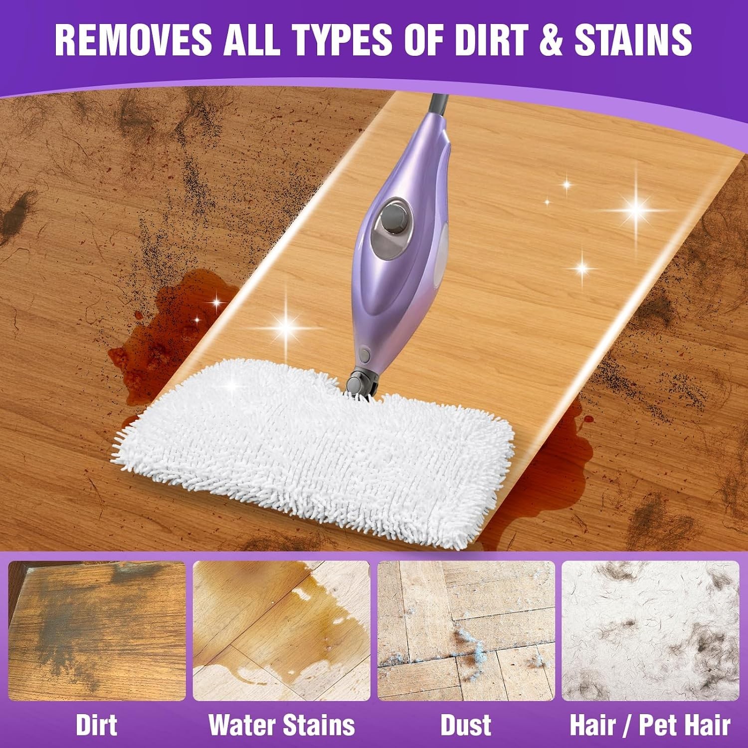 S3501 S3601 Steam Mop Replacement Pads Compatible with Shark Steam Pocket Mops S