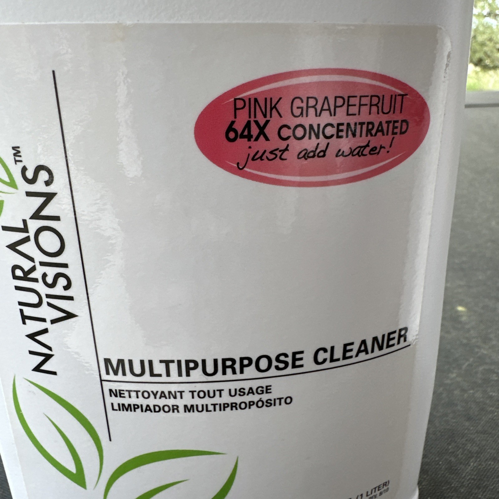 NATURAL VISIONS Multi-Purpose Cleaner Pink Grapefruit 1 Liter SUPER CONCENTRATE