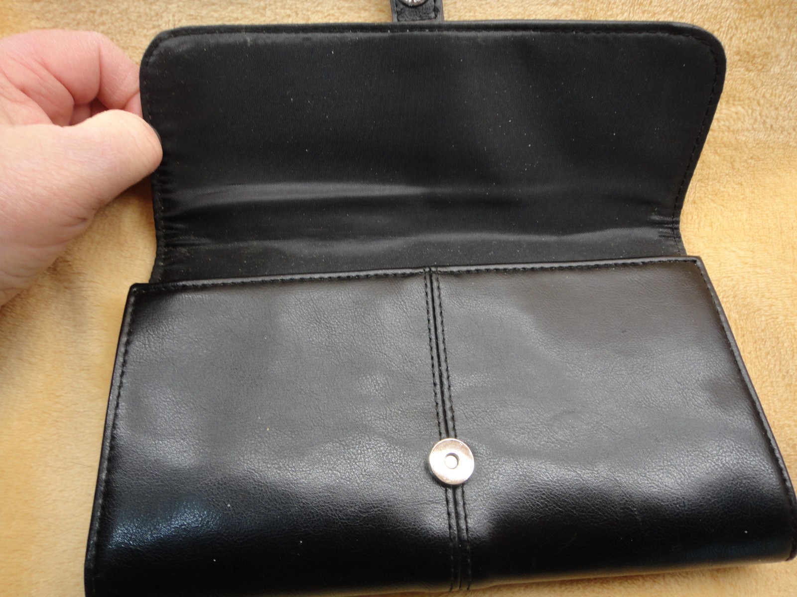 Vintage Black AVON Coupon Organizer / Holder
