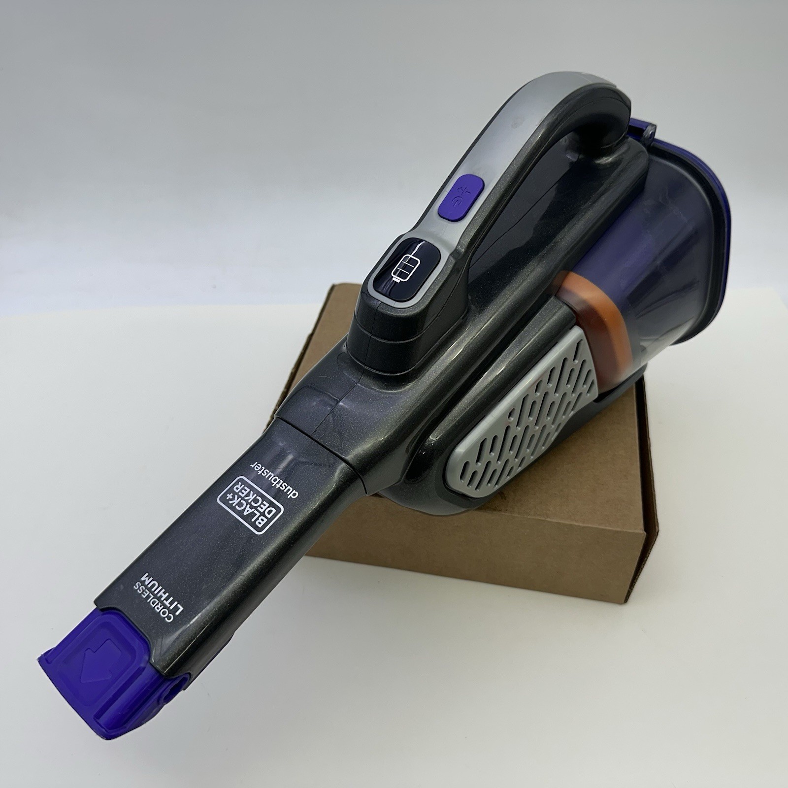 BLACK+DECKER HHVK515JP07 Handheld Vacuum Only No Charger – Gray Working