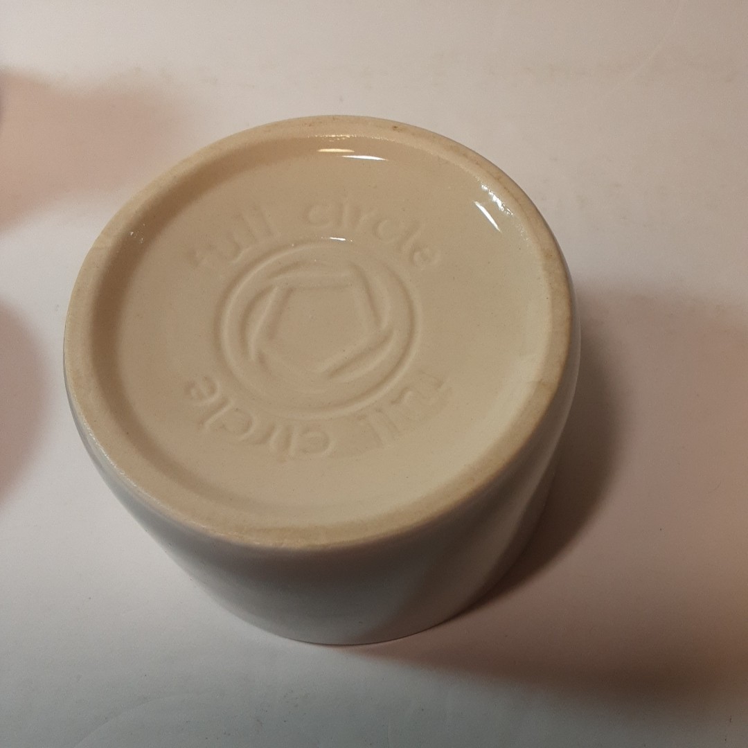 Bubble Up Ceramic Soap Dispenser & Bamboo Dish Brush Full Circle & Grove Brand