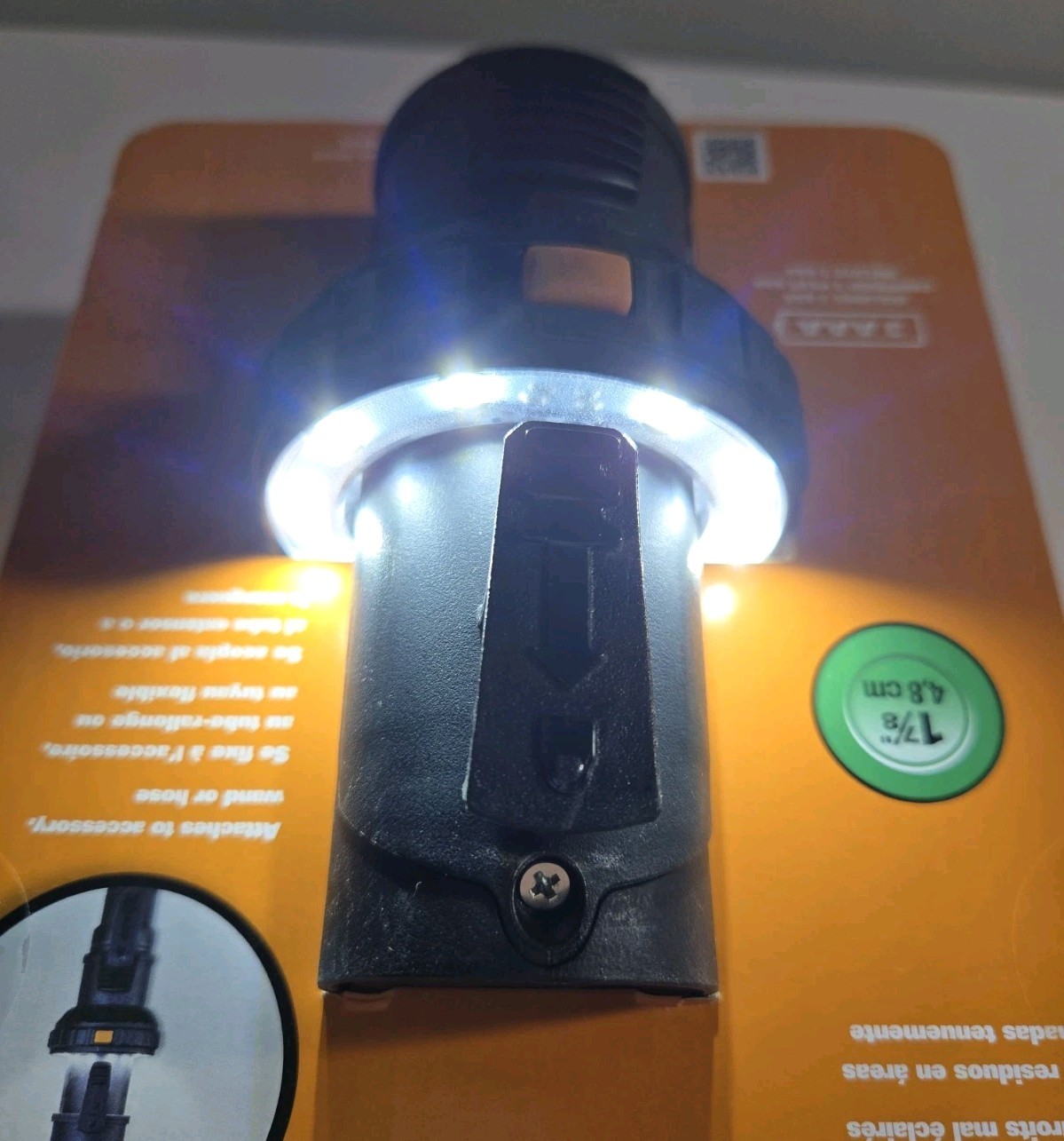 1-7/8 in. VT1736 LED Lighted Passthrough Accessory Cuff Shop Vacuum Attachment