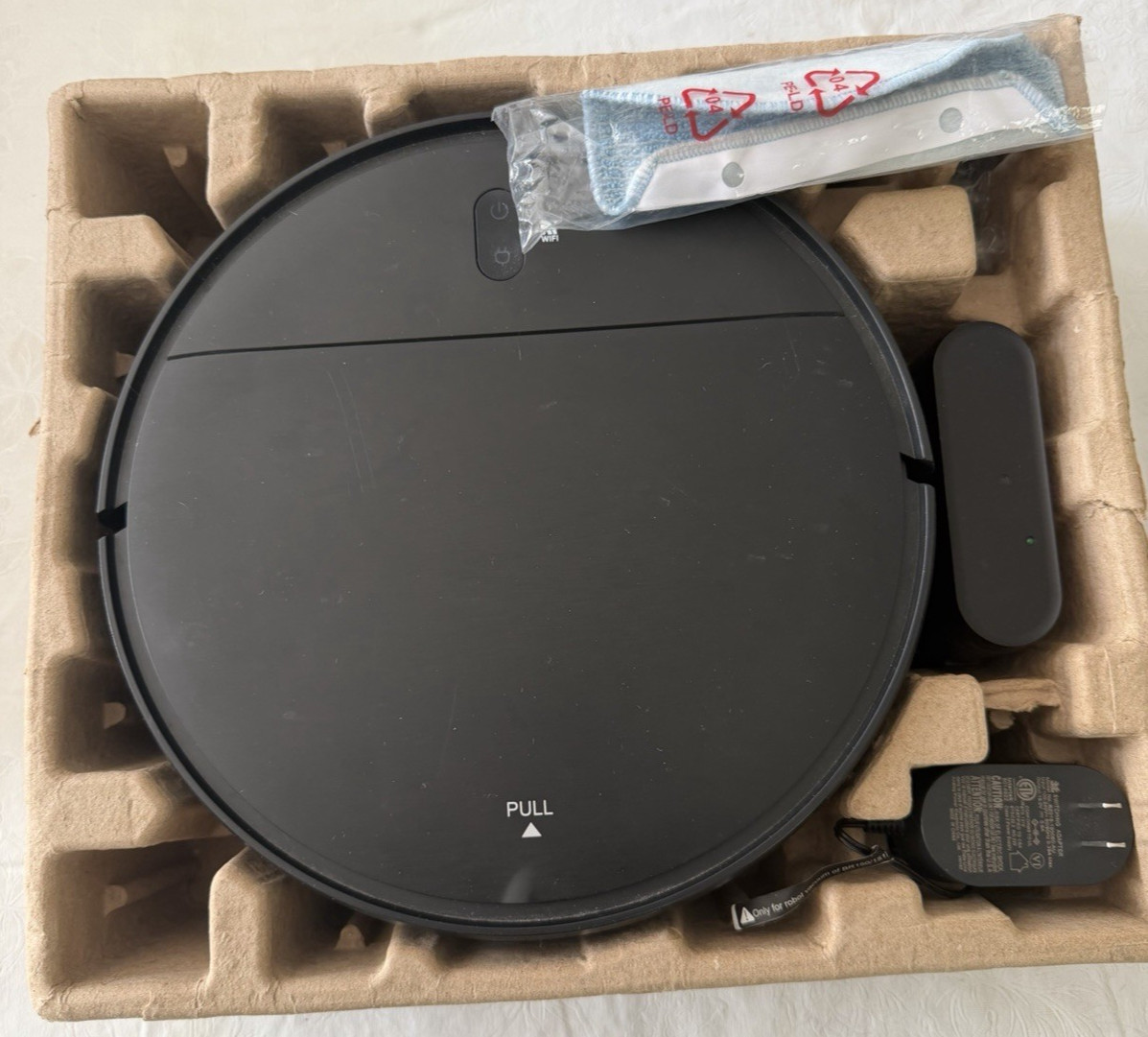 MAMNV BR151 Robotic Vacuum Cleaner Black Wi-Fi Smart Mopping Alexa 2500mAh 230ml