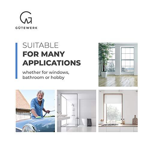 GÜTEWERK Shower Squeegee for Glass Doors, Squeegee Assorted Sizes , Colors