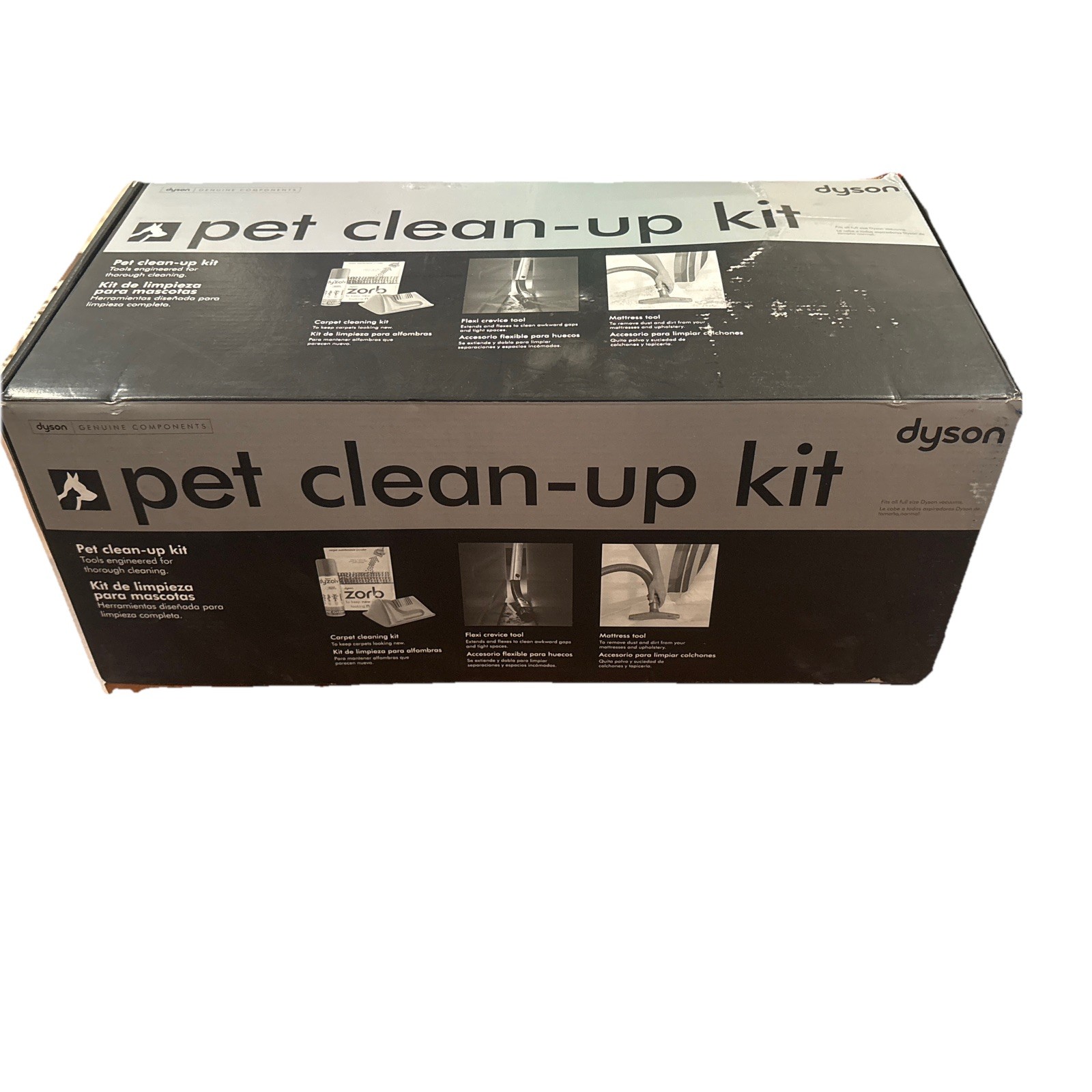 Dyson Pet Clean Up Carpet Cleaner Flexi Crevice & Mattress Tools ~ COMPLETE NEW