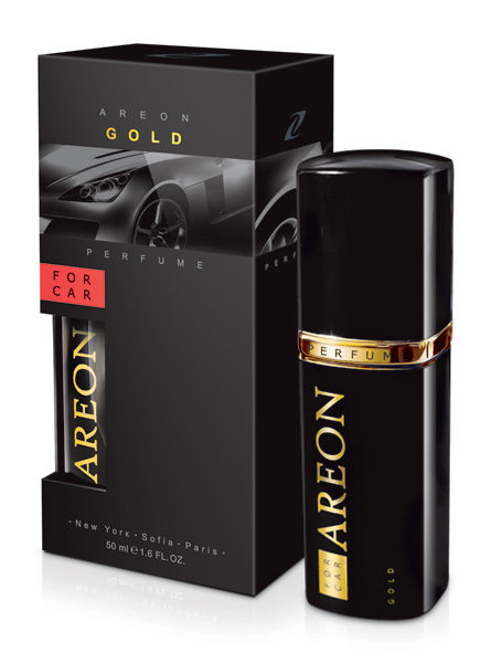 Areon Luxury Car Perfume Long Lasting Air Freshener TOP QUALITY – GOLD 50ml NEW