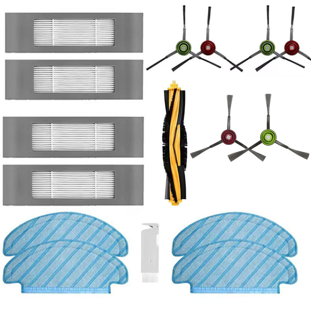 Main Brush Filter Side Brush Filters Kits for Yeedi vac 2pro Sweeper Accessories