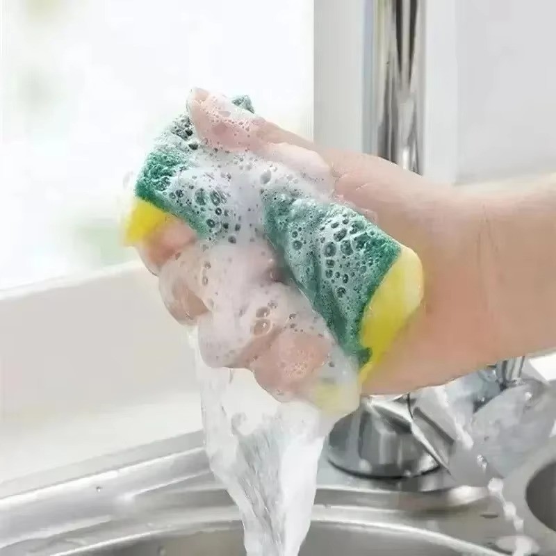 15/30 Pack Kitchen Cleaning Sponges Scourers Washing Up Non-Scratch for Dish Pad
