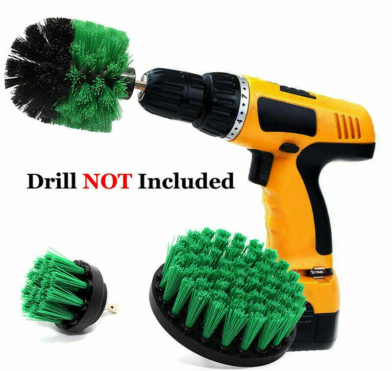 Drill Brush Automotive Detailing – Drill Power Brush Kit – Interior, Upholstery