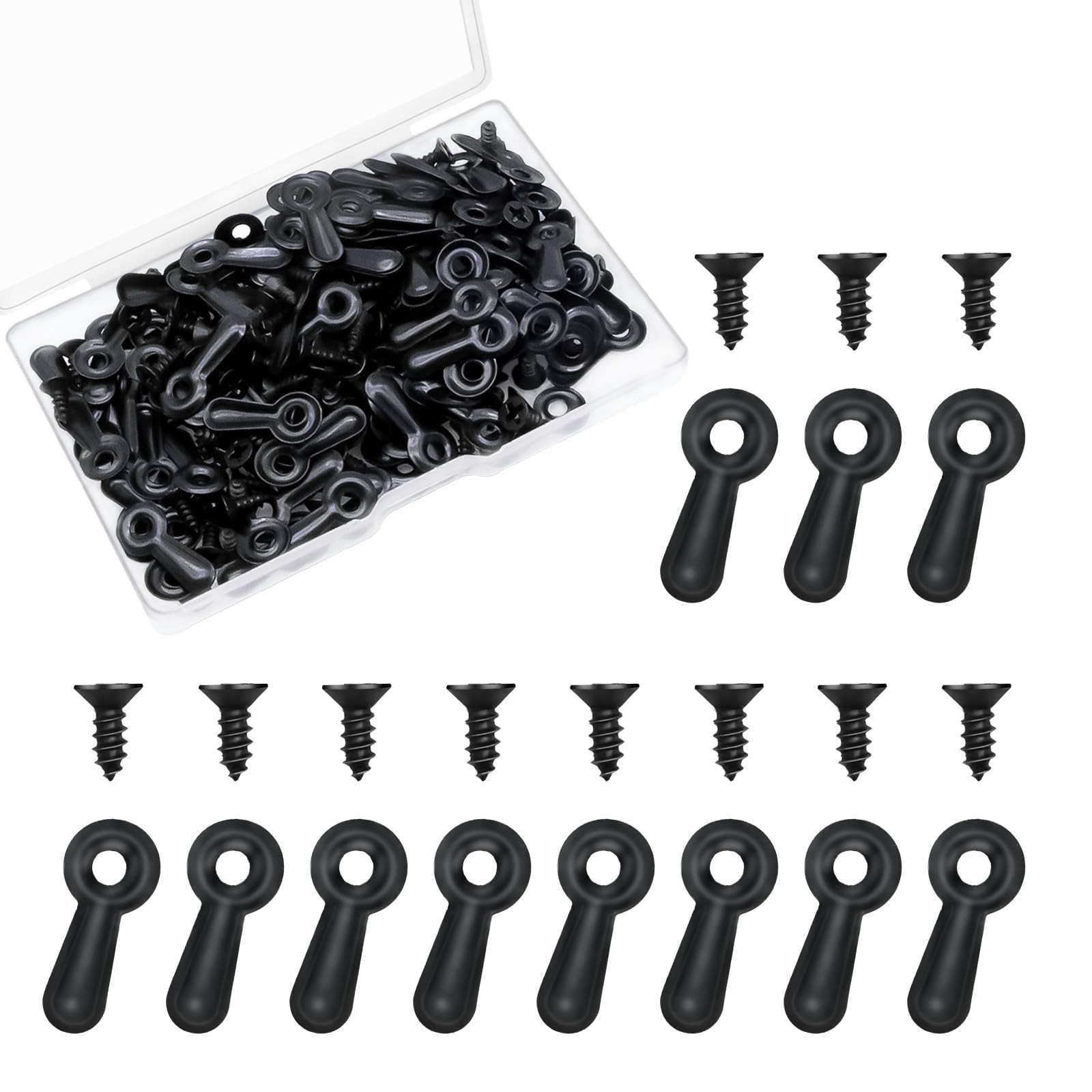 120Pcs Picture Frame Backing ClipsPicture Frame Turn Button with 120 Pcs Screws