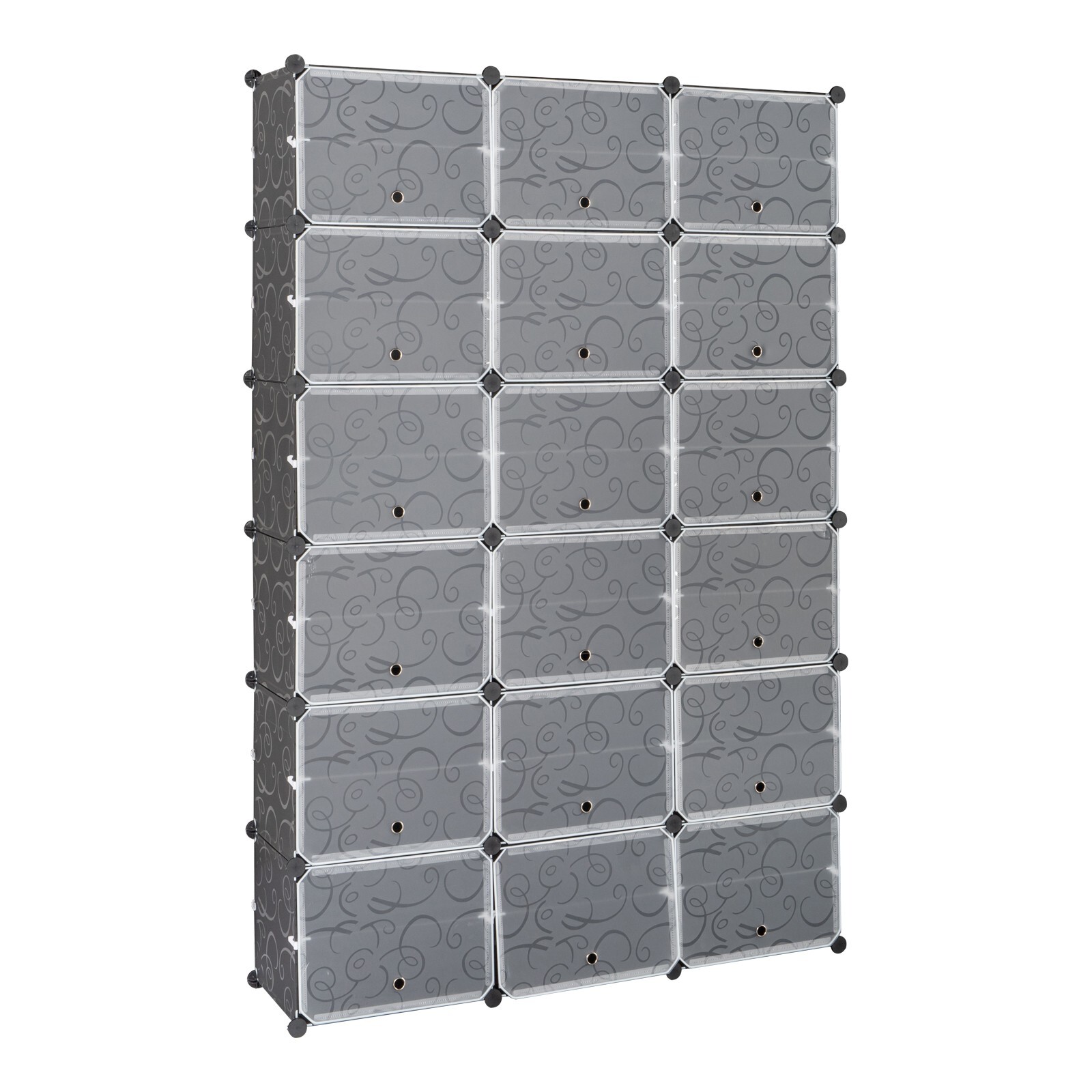 72 Pairs Shoe Rack Organizer 12-Tier Stackable Shoe Storage Cabinet Space Saving
