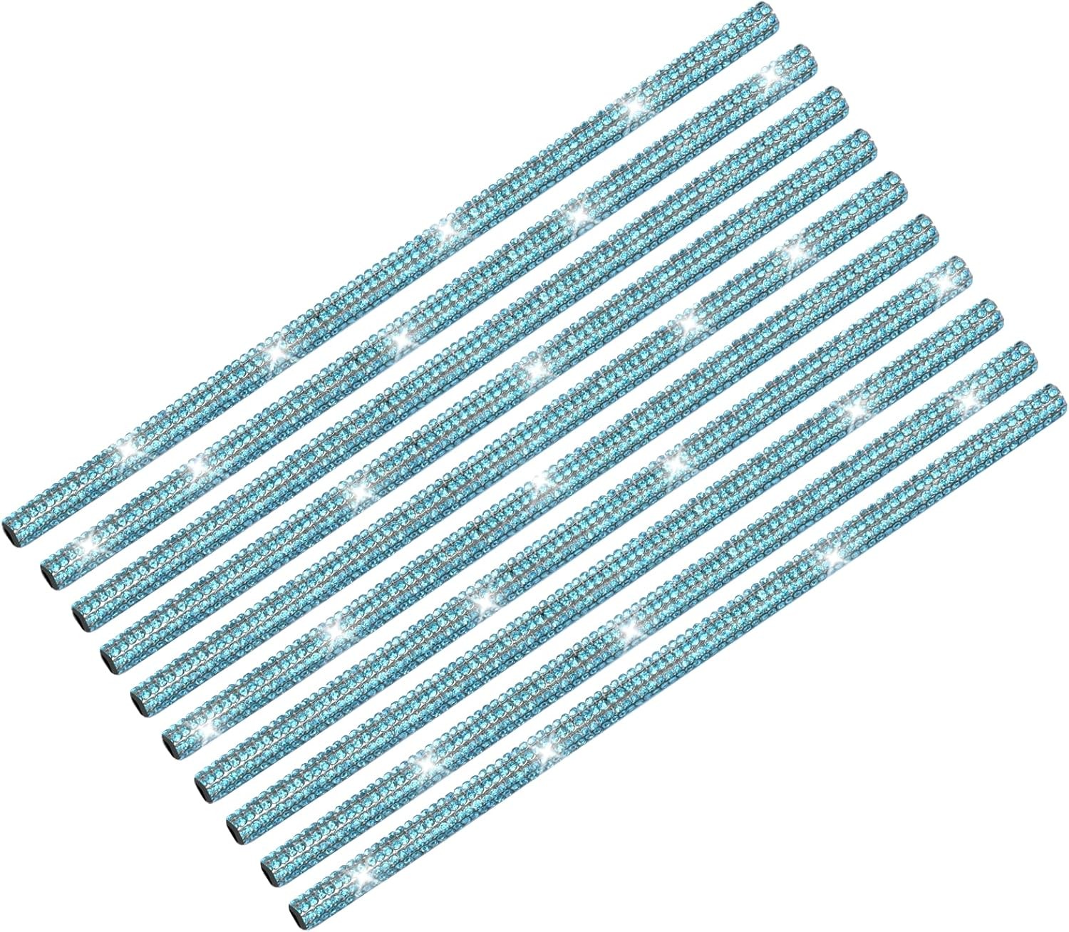 10pcs Bling Car Accessories for Women, Auto Vent Outlet Trim