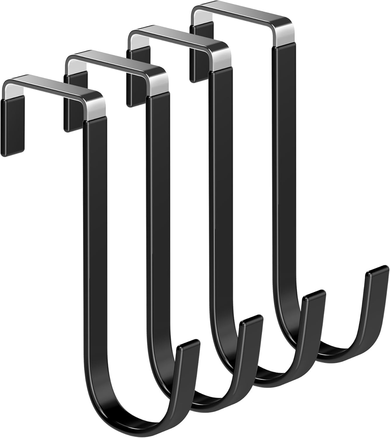 4 Pack over the Door Hooks Door Hanger Hook Towel Hooks for Hanging