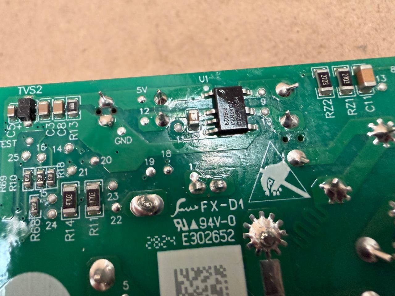 Shark AZ4002 Vacuum MAIN POWER CONTROL PCB BOARD OEM Replacement Part