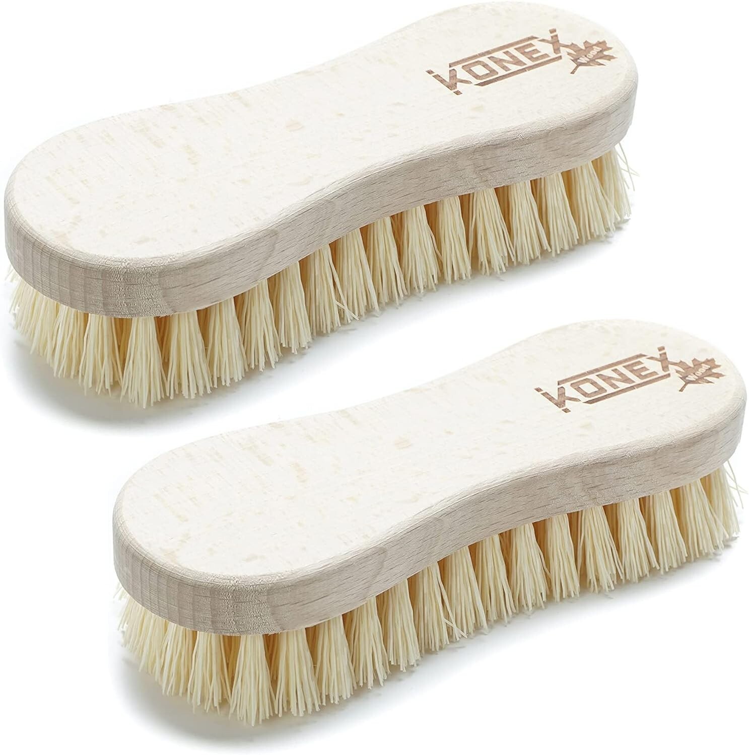 Konex Stiff Bristles Utility Cleaning Brush (2 Pack)
