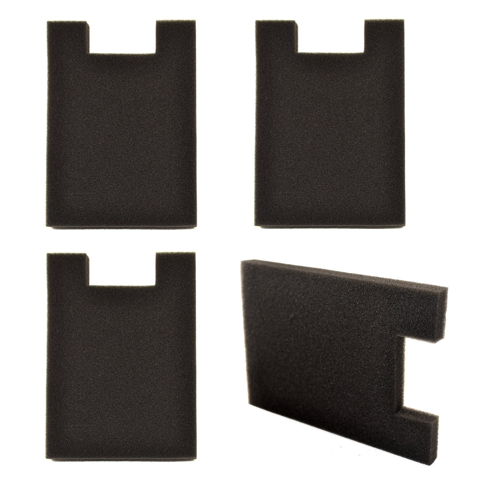 4-Pack HQRP Foam Filter for Eureka Altima SurfaceMax Uno Series Upright Vacuums
