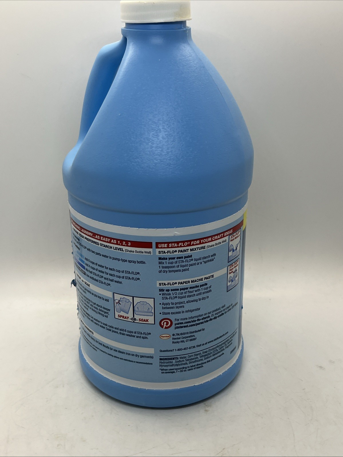 Purex Sta Flo Liquid Starch Concentrated 64 Oz Crafts Discontinued NEW