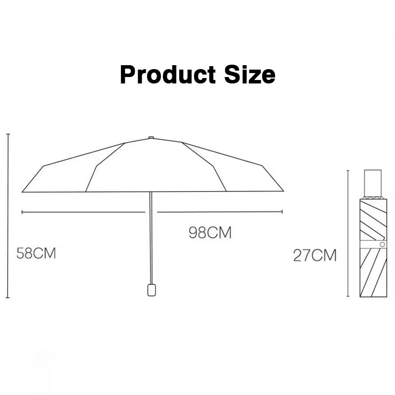 Mercedes-Benz Umbrella Automatic Folding Windproof Sunshade Car Accessories NEW