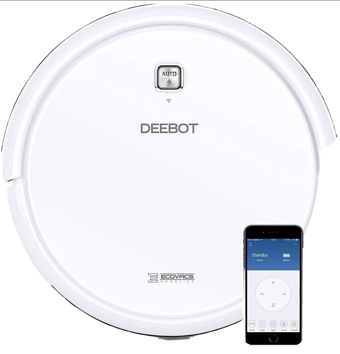 Ecovac DEEBOT N79W Robot Vacuum & Mop Obstacle Avoidance App Control White