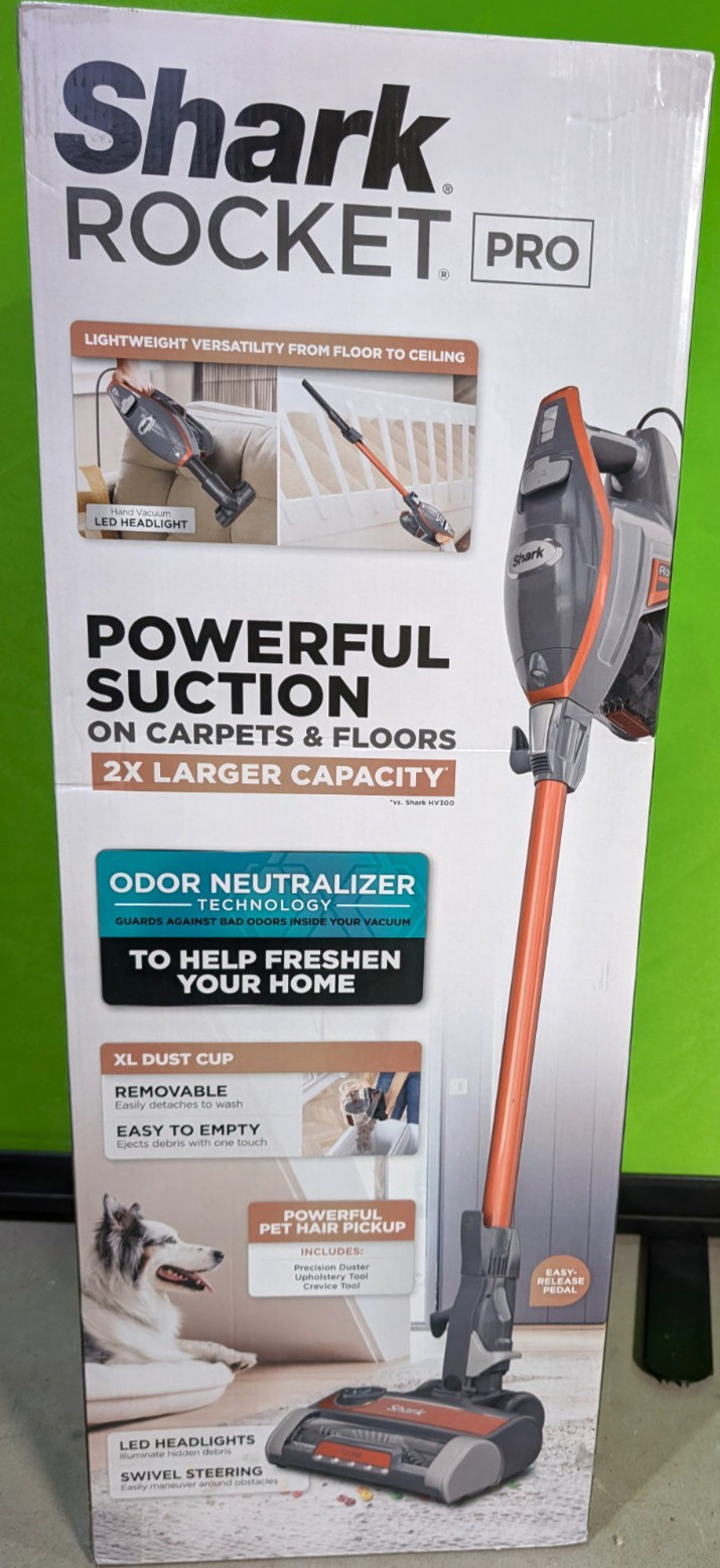 SHARK ROCKET PRO STICK bagless swivel VACUUM CLEANER odor neutralizer tech