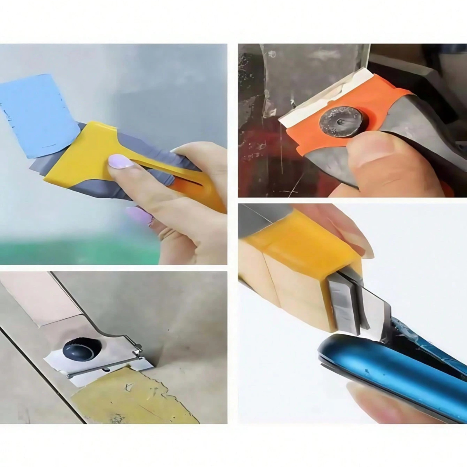 1Pc Razor Cleaning Scraper Household Kitchen Bathroom Grout Sticker Remover Tool