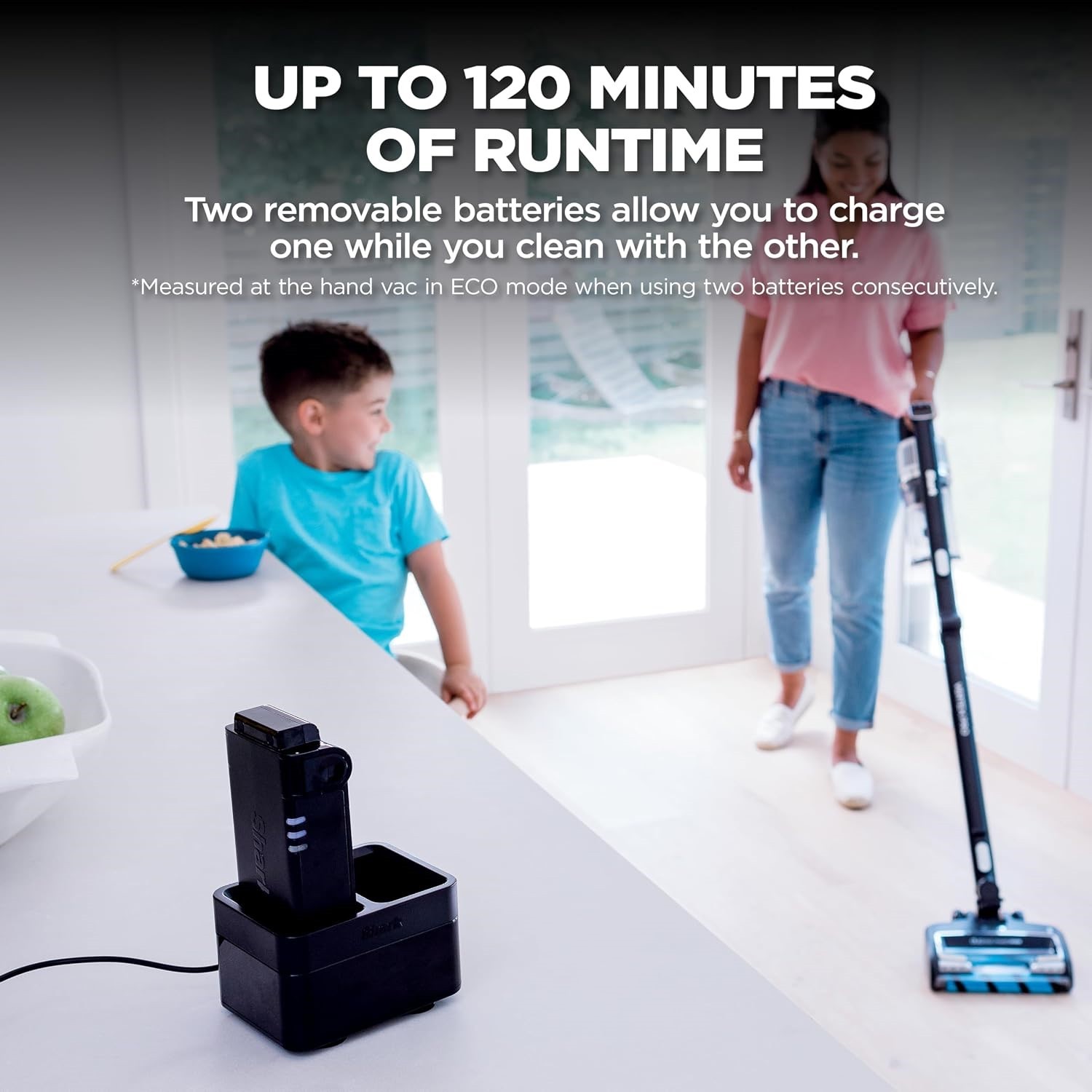 Shark Vertex Pro Cordless Lightweight Stick Vacuum Black/Silver IZ682H