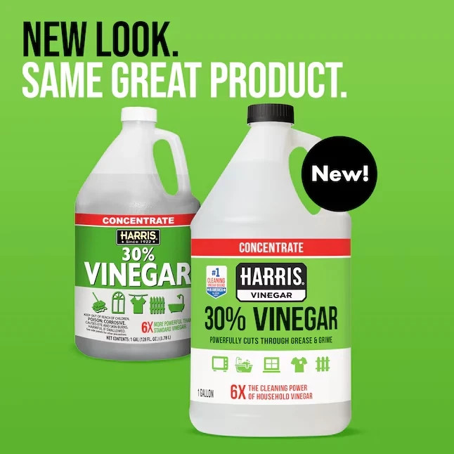 Harris 30% Concentrated Vinegar 1-Gallon Multi-Use All-Purpose Cleaning Solution