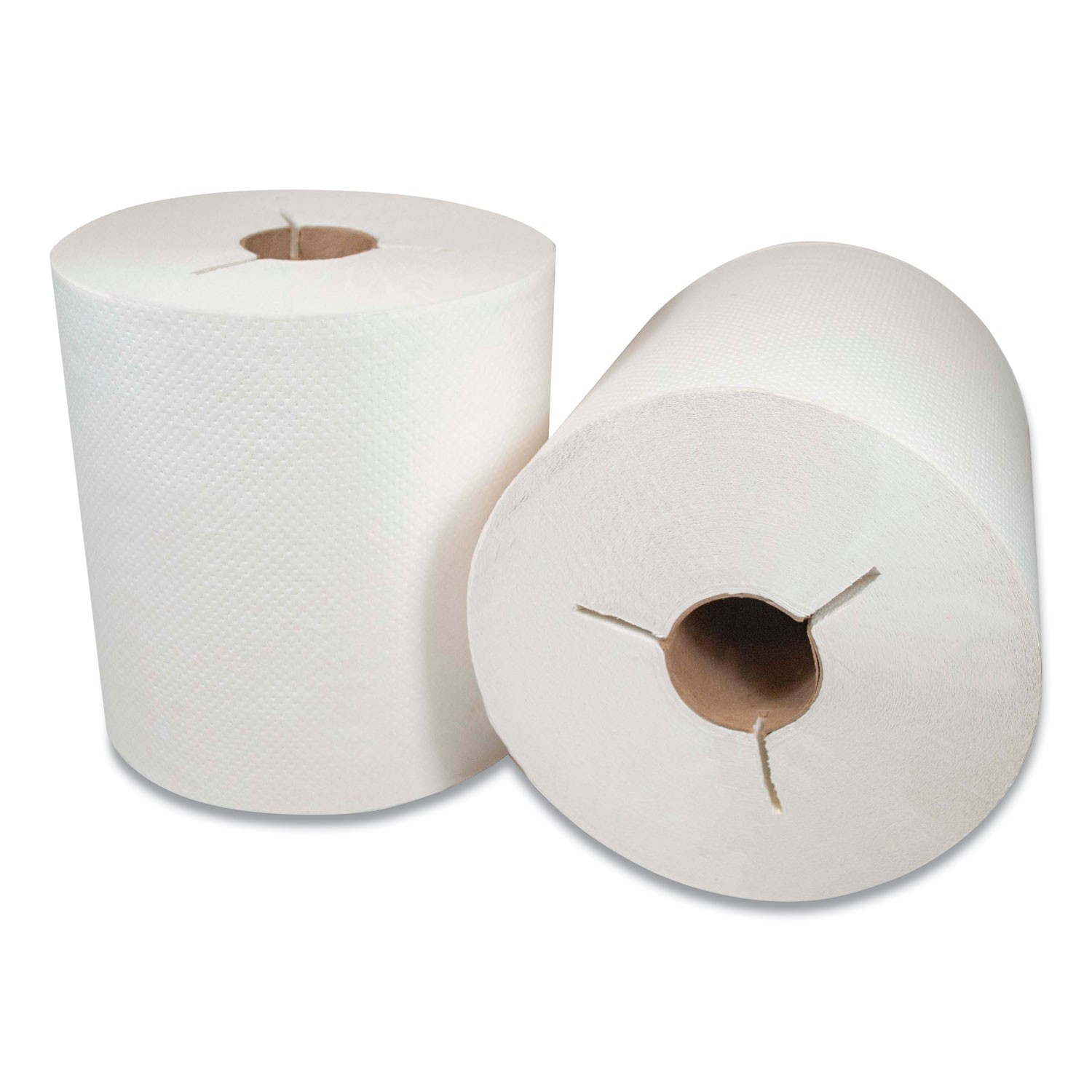 MORSOFT CONTROLLED TOWELS, Y-NOTCH, 8 X 800 FT, WHITE, 6/CARTON
