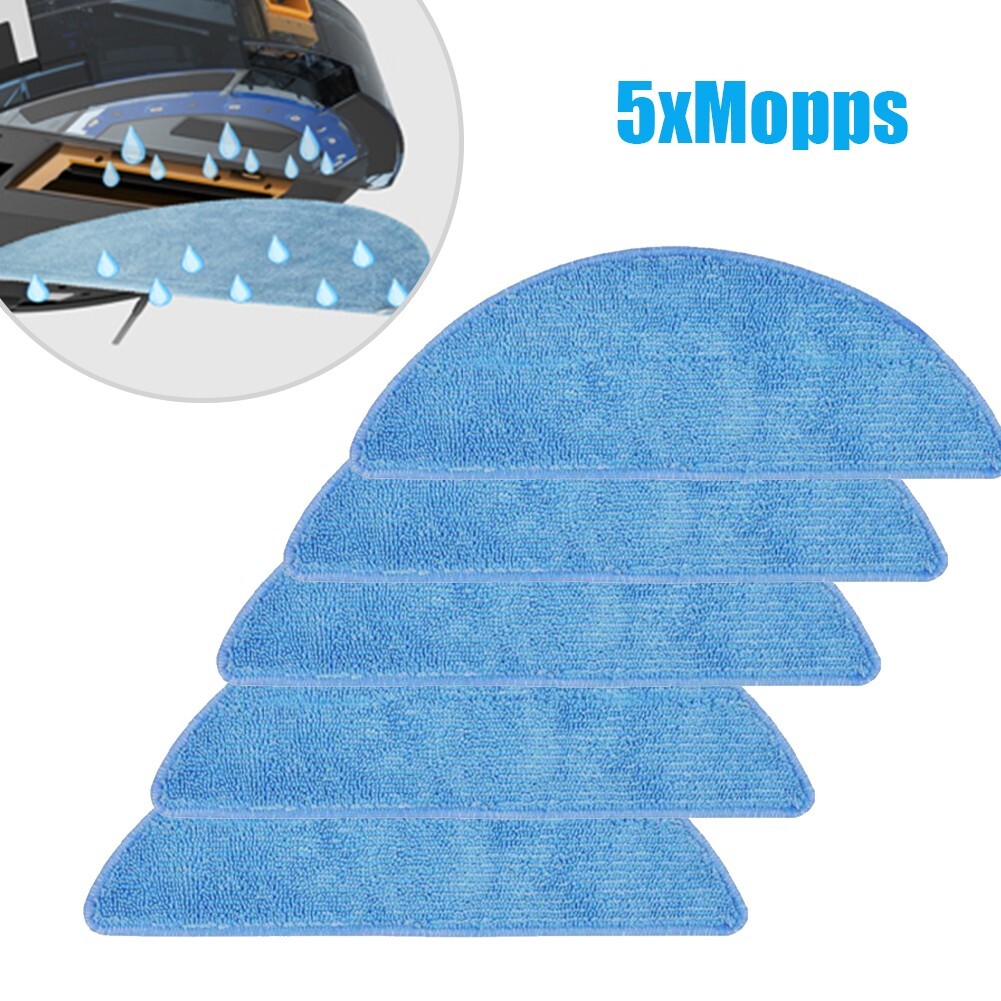 5pcs For Tesvor M1 S6 S4 Vacuum Cleaner Washable Replacement Mop Cloths-Pad