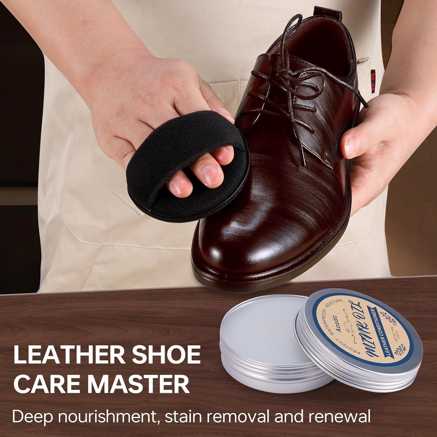 Waterproof Leather Conditioner & Cleaner – 3.52 oz for Boots & Accessories