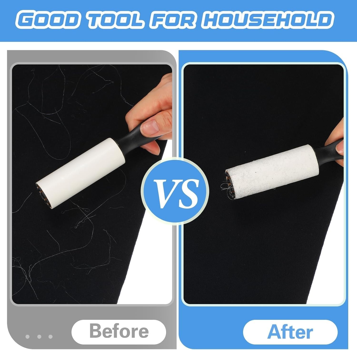 Lightweight Mini Lint Roller Bulk – 80 Stickers for Ultimate Cleanliness Anytime