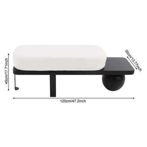 Solid Wood Entryway Bench Shoe Bench for Entryway/Bedroom/LivingRoom 120*35*45cm
