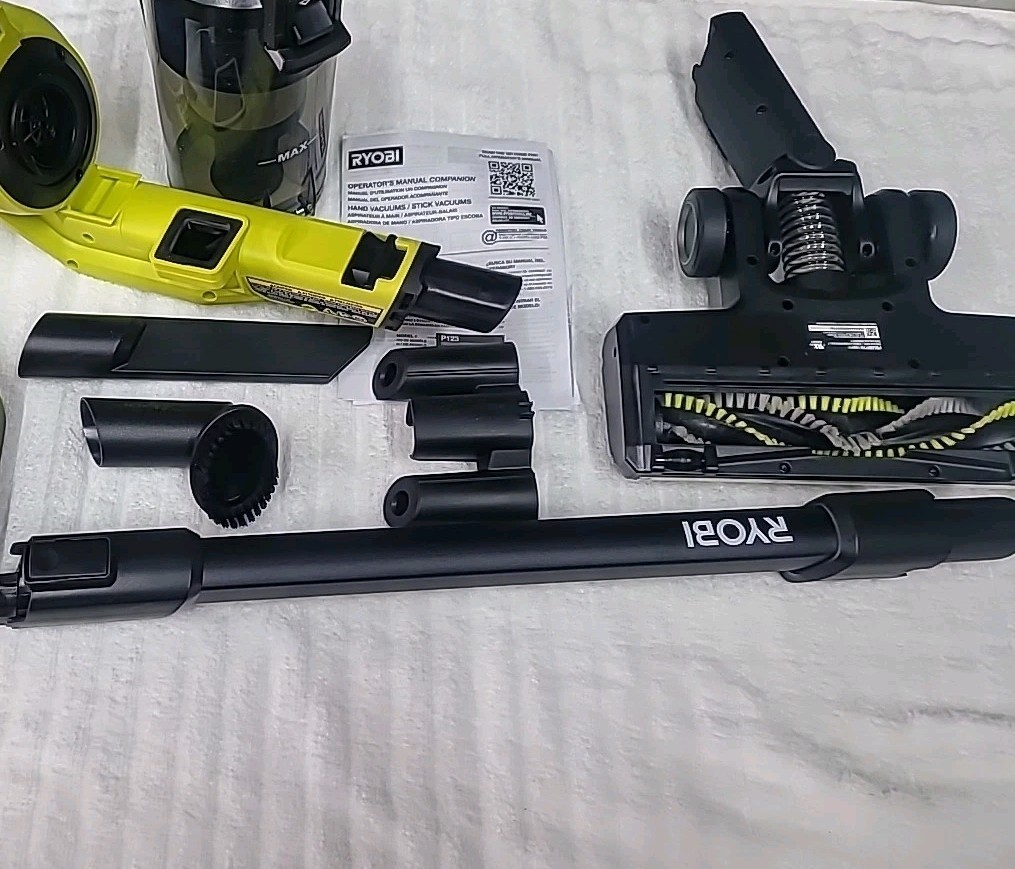 Ryobi HP18V Wireless Brushless Stick Vacuum Slightly used NO Battery Charger