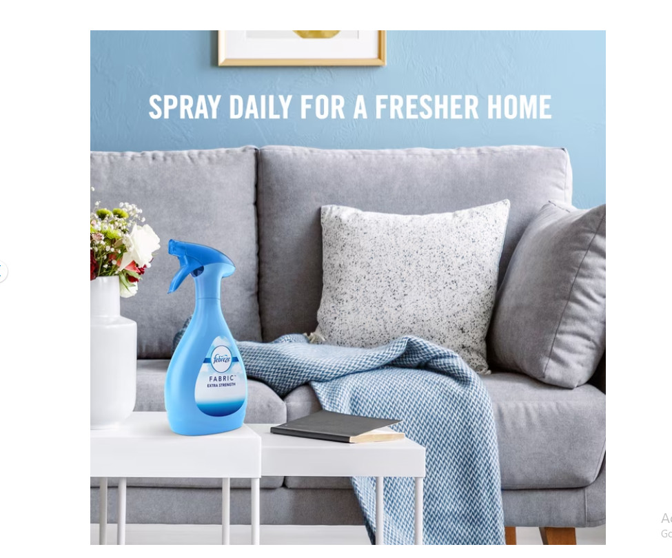 2PK Odor-Eliminating Fabric Spray Refill,Air Freshener Original Scent 67.6 fl oz