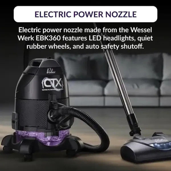 Prolux CTX PRO Water Filtration Bagless Canister Vacuum Cleaner