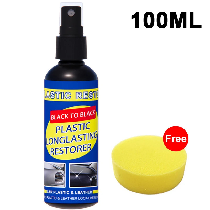 Car Plastic Restorer Back to Black Gloss Car Cleaning Products Plastic Leather R