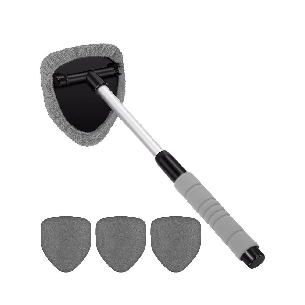Extendable Car Window Glass Wiper Cleaner Brush Windshield Cleaning Tool Kit