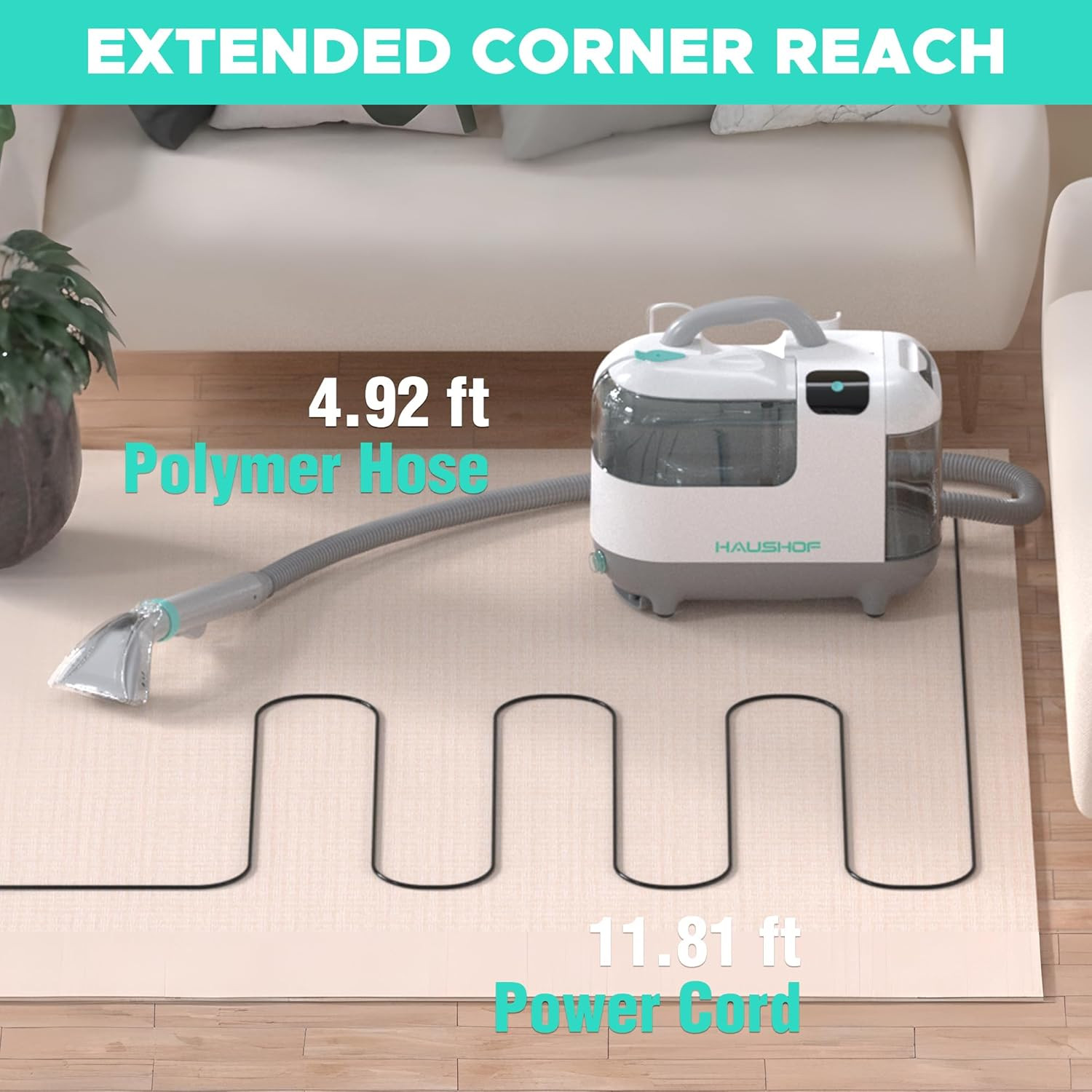 3-in-1 Portable Steam Cleaner for Carpets, Upholstery & Cars