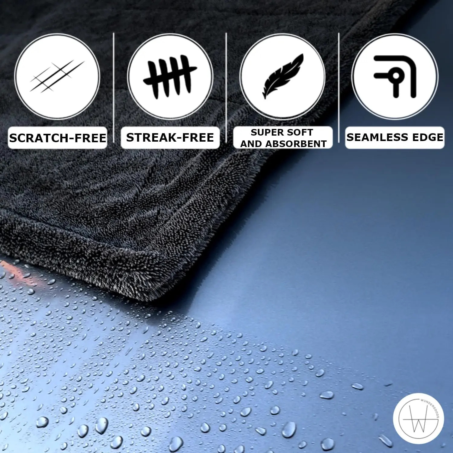 Ultra-Absorbent Drying Towel For Car&Truck, 1300GSM Premium Microfiber, 20*32″