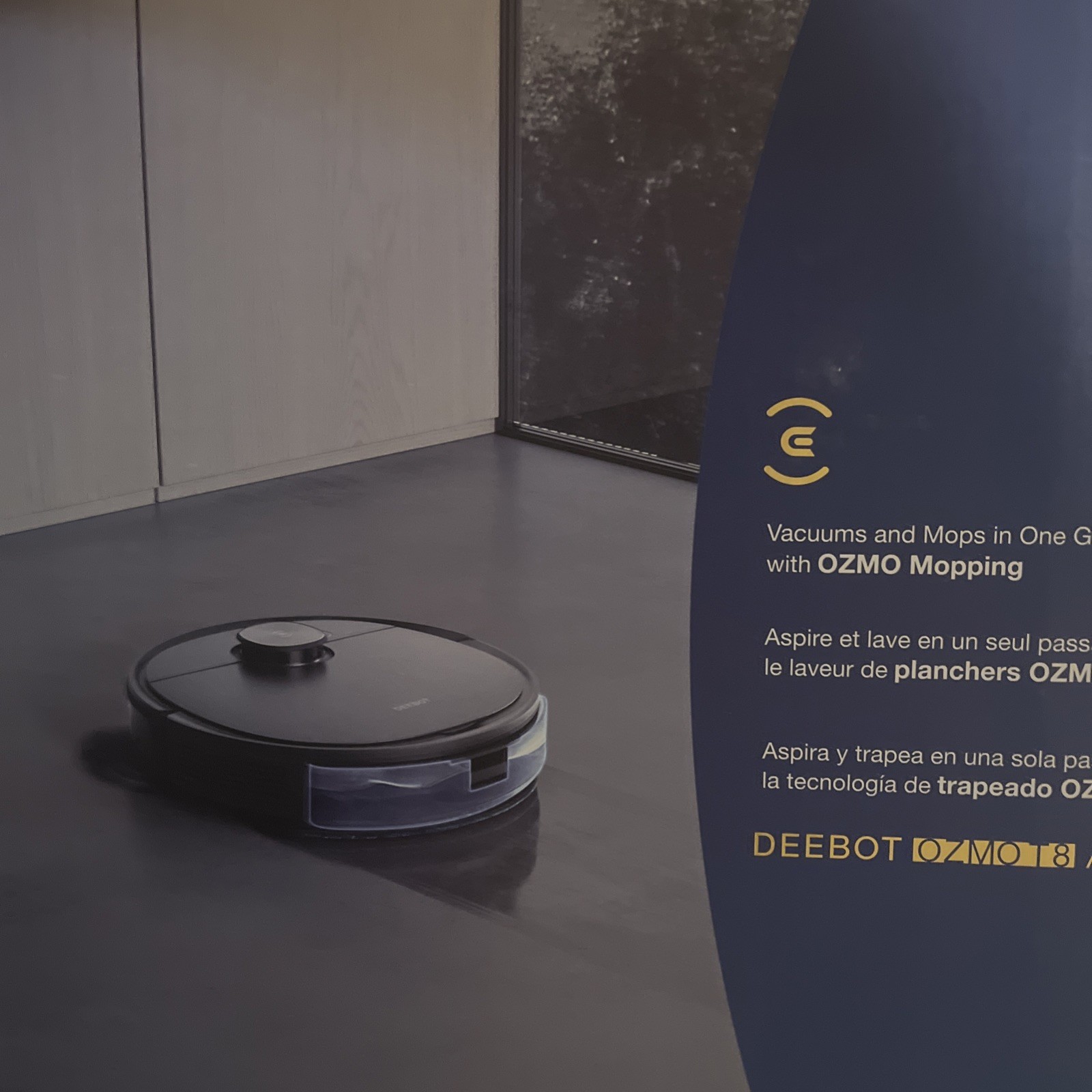 Ecovacs DEEBOT OZMO T8 OzmoT8 Robotic Vacuum Cleaner