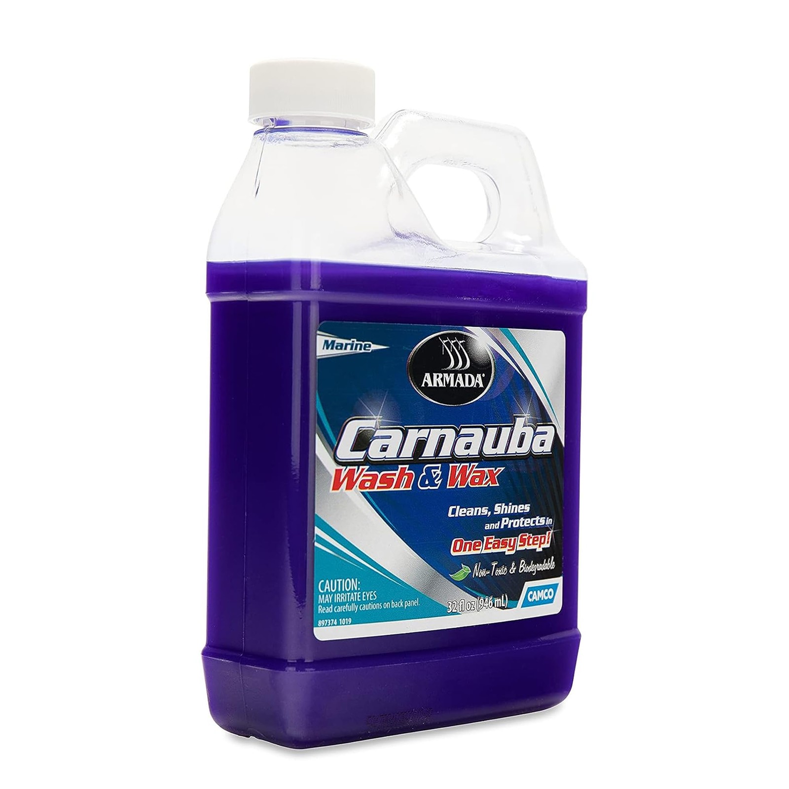Camco 40922 Armada Carnauba Wash Wax 32oz Multi Surface Protection Wax