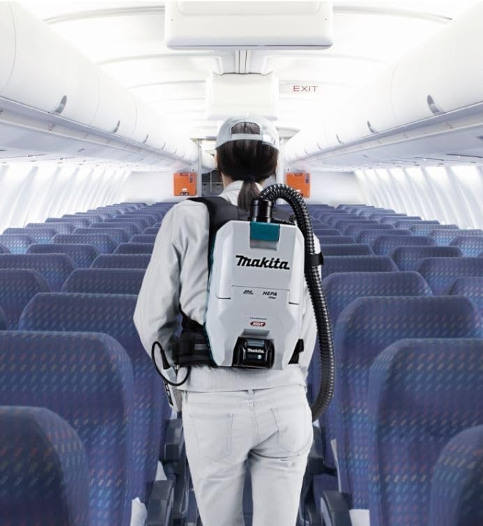 Makita VC008GZ 40V Brushless Backpack Type Vacuum Cleaner 2L 195W Body Tool Only