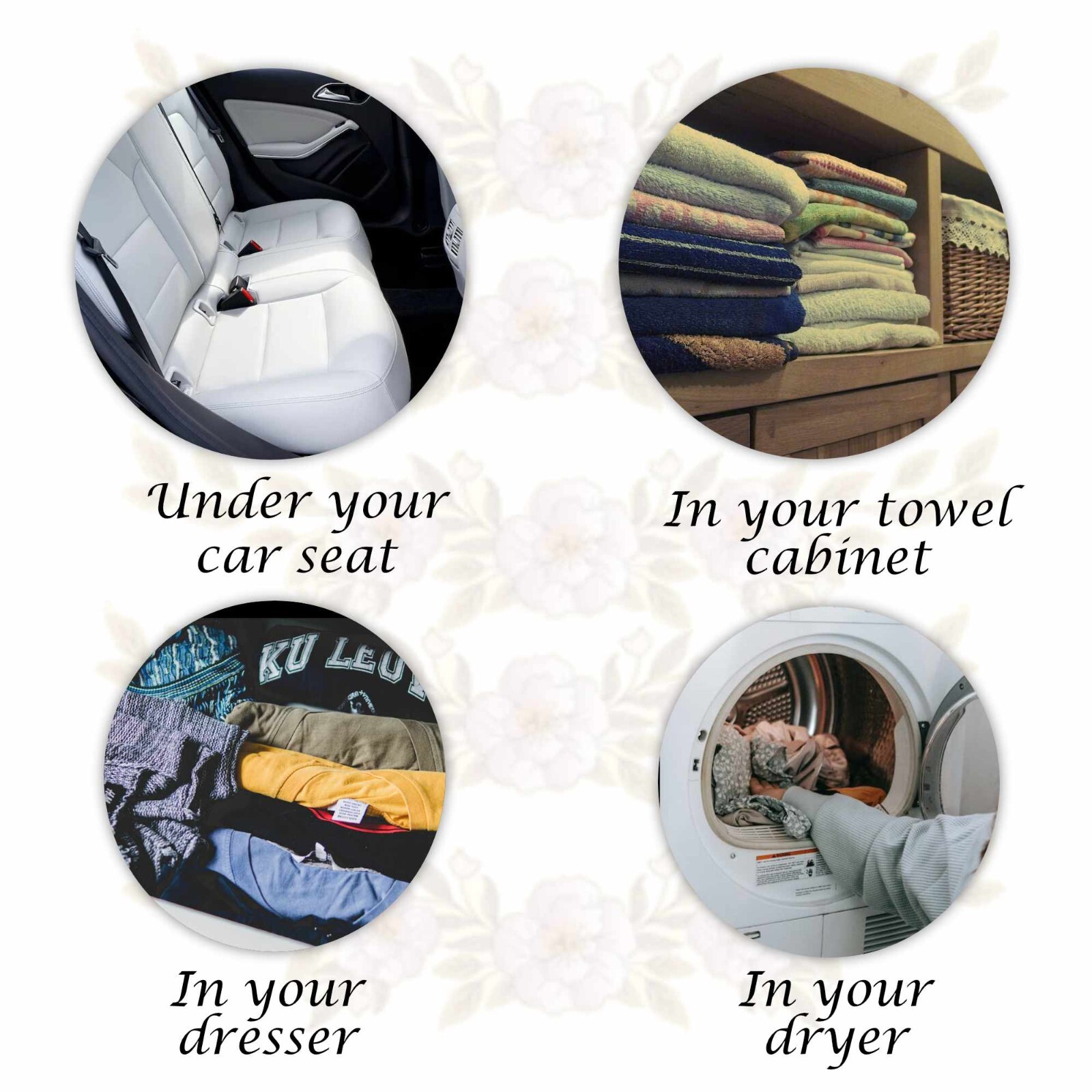 Tyler Candle Diva Dryer Sachets (Pack of 4)